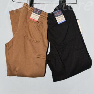 2 pairs Weatherproof Vintage Men Fleece cargo pants. Price is for 2 .